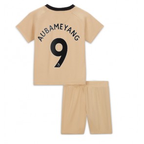 Chelsea Aubameyang #9 kläder Barn 2022-23 Tredje Tröja Kortärmad (+ korta byxor)